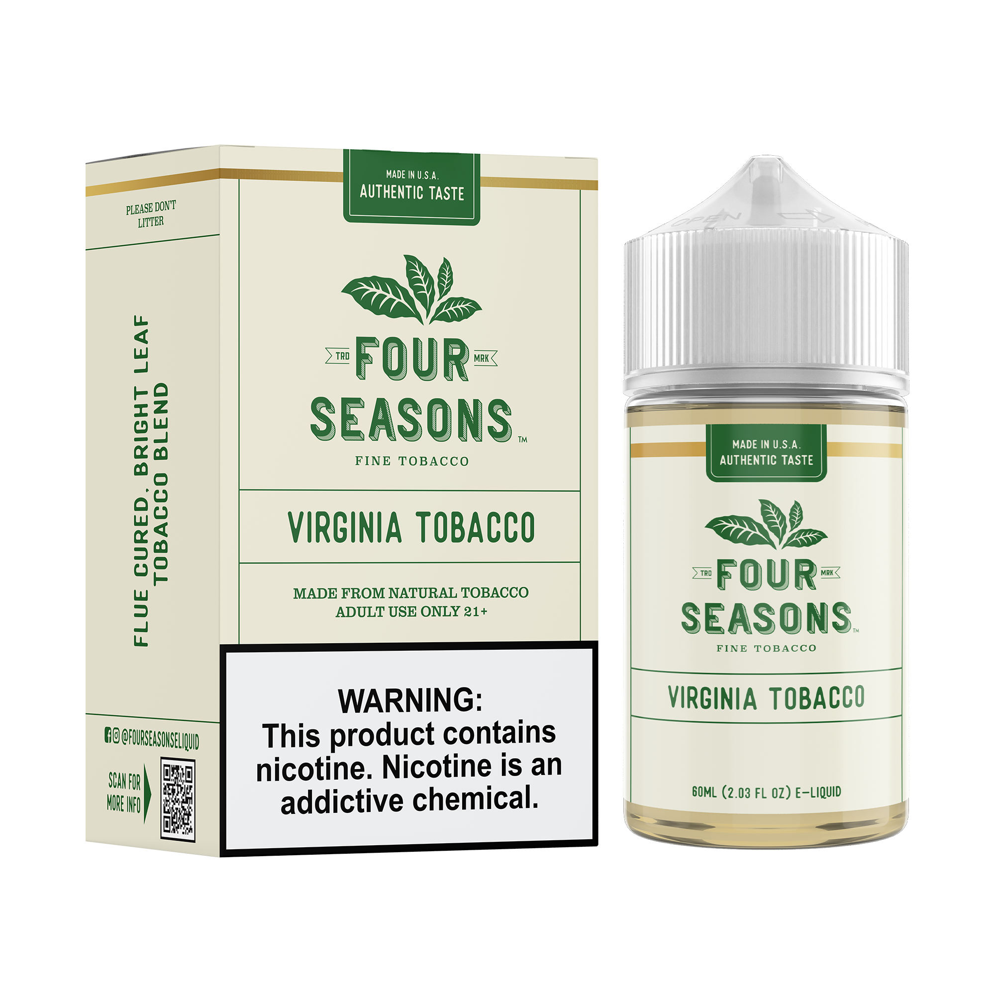 four seasons fine tobacco Four Seasons 60ml four seasons fine tobacco Four Seasons 60ml